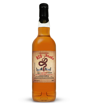 Blackadder Red Snake Single Cask Single Malt is one of the best Scotch Whiskies for 2022.