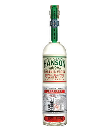 Hanson of Sonoma Habanero is one of the best vodkas for Bloody Marys in 2022.