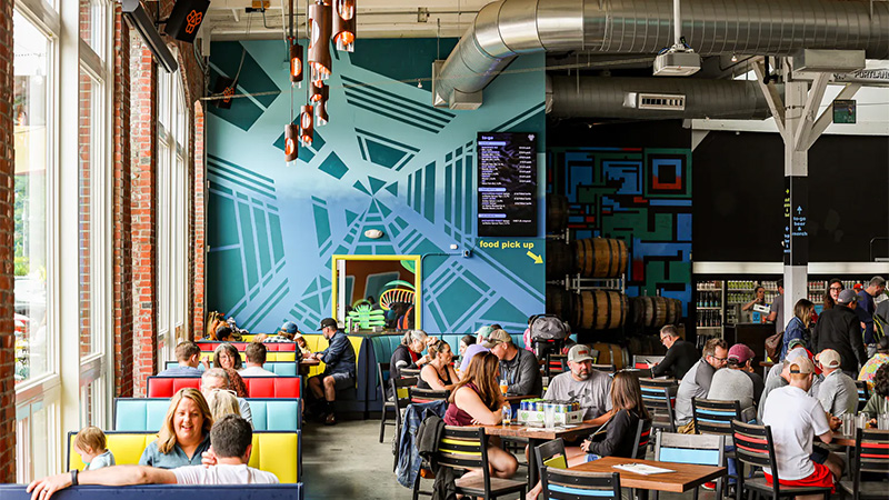 Bissell Brothers Brewing Company is one of the best places to drink in Portland, Maine.
