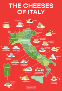 MAP: The Iconic Cheeses of Italy | VinePair