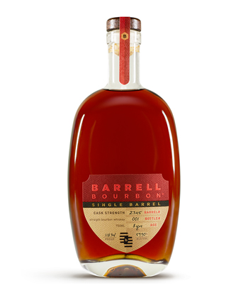 Barrell Craft Spirits Bourbon Single Barrel Bottled is one of the best single barrel bourbons for 2022.