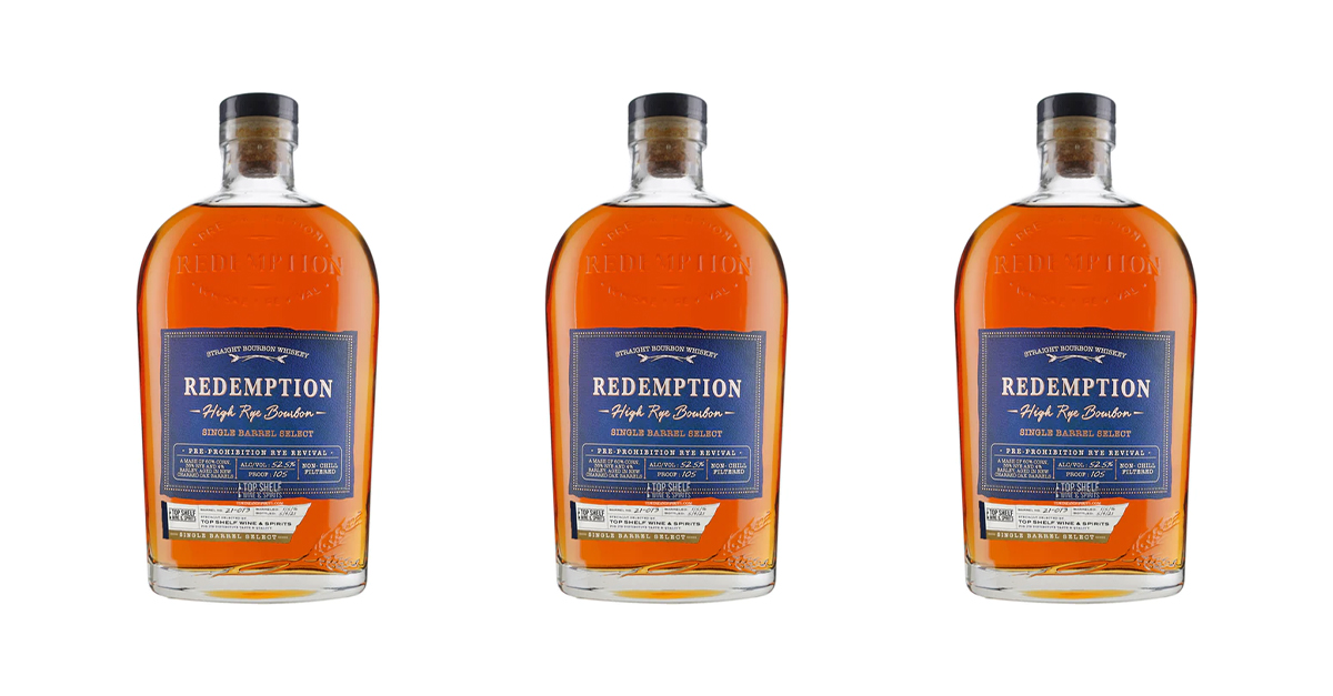 Redemption High Rye Bourbon Single Barrel Select Review & Rating VinePair