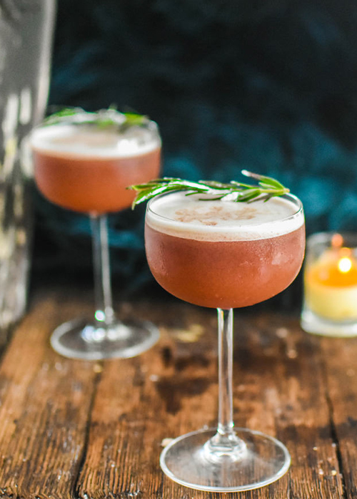 The Ruby Sour is an essential whiskey cocktail to kick off fall. 