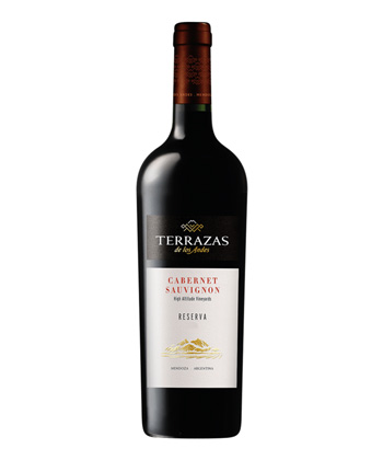 Terrazas de los Andes Cabernet Sauvignon Reserva 2020 from Mendoza, Argentina is a good wine you can actually find.
