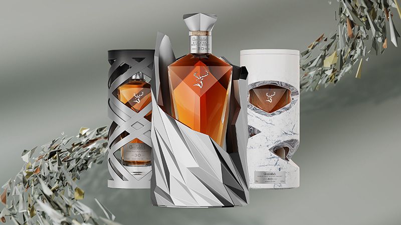 Glenfiddich's Time Re:Imagined collection contains three ultra-premium whiskies.