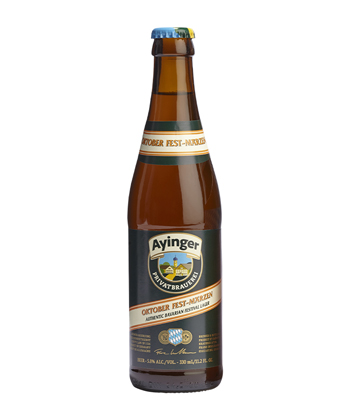 Ayinger Oktober Fest-Märzen is one of the best Oktoberfest beers, according to brewers.