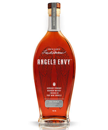 Angel's Envy Cask Strength Bourbon Finished in Port Wine Barrel is one of the best cask-strength bourbons to get the bang for your buck, according to bartenders.