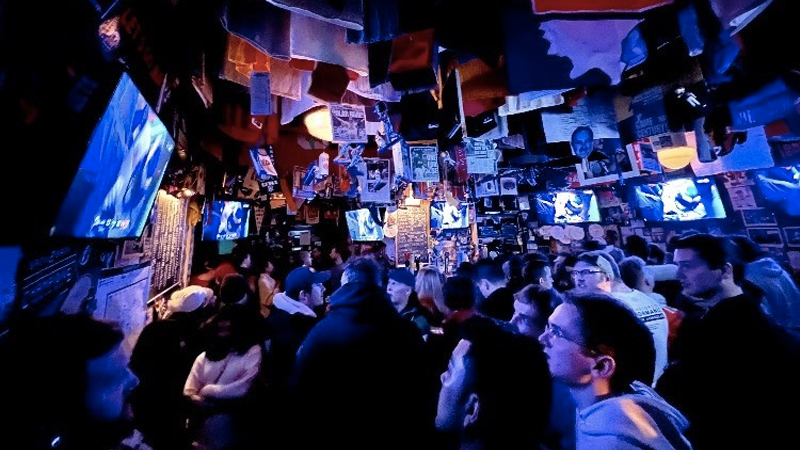 Standings is one of the best NYC bars for watching football.