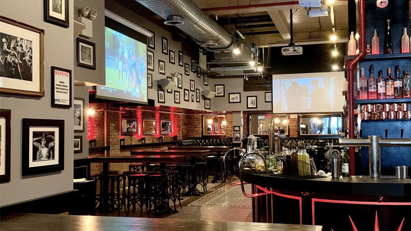 The Liberty is one of the best NYC bars for watching football.
