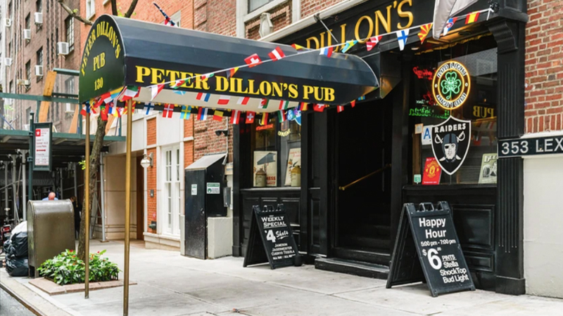Peter Dillon’s is one of the best NYC bars for watching football.
