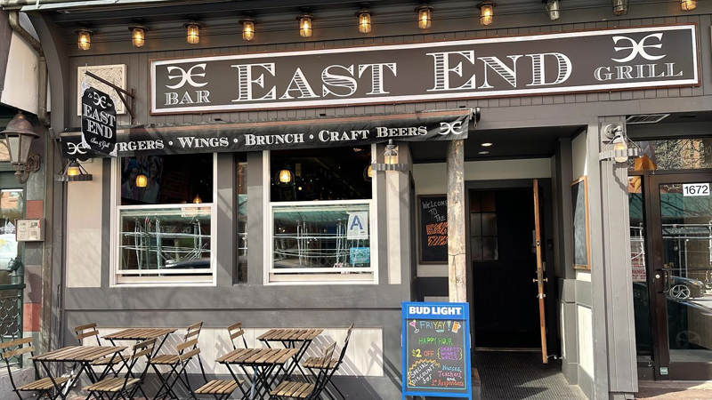 East End Bar & Grill is one of the best NYC bars for watching football.
