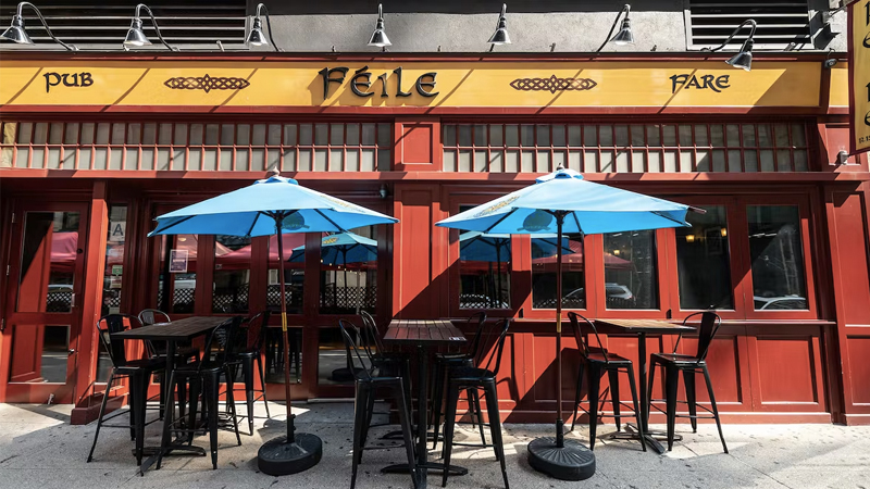 Féile is one of the best NYC bars for watching football.
