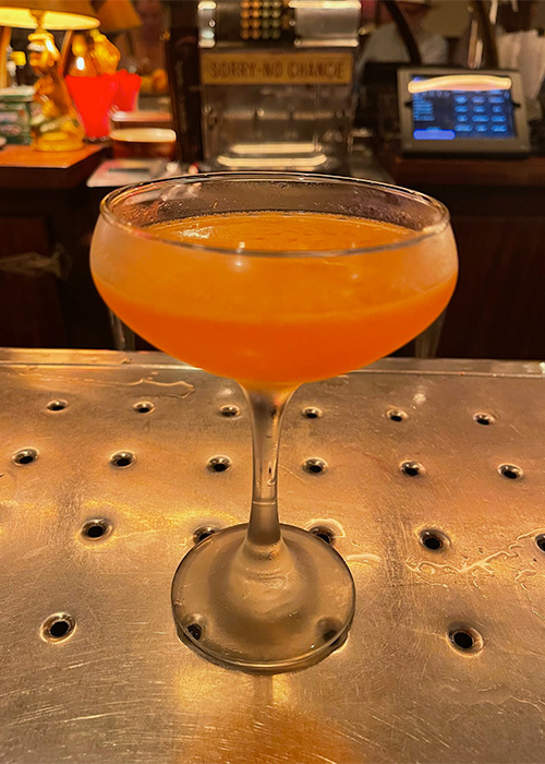 The Division Bell is a modern classic cocktail in Brooklyn.