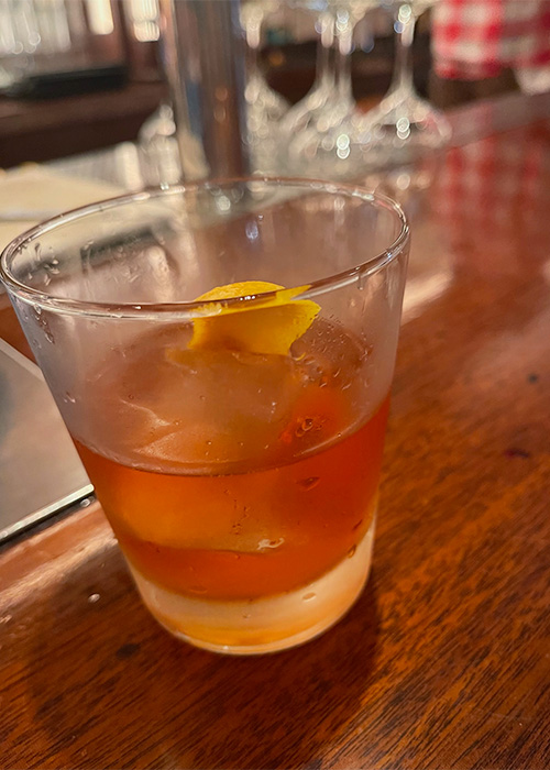 The Oaxaca Old-Fashioned is a modern classic cocktail in Brooklyn.