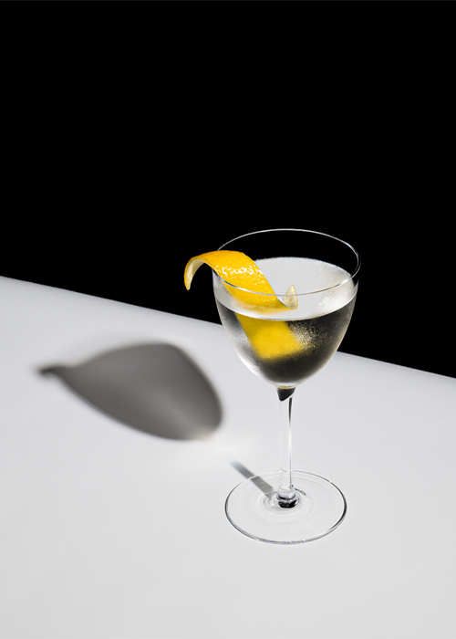The 50/50 Martini is one of the most popular and essential gin cocktails.