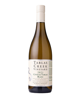 Côtes de Tablas Blanc 2021 from Paso Robles, California is a good wine you can actually find.