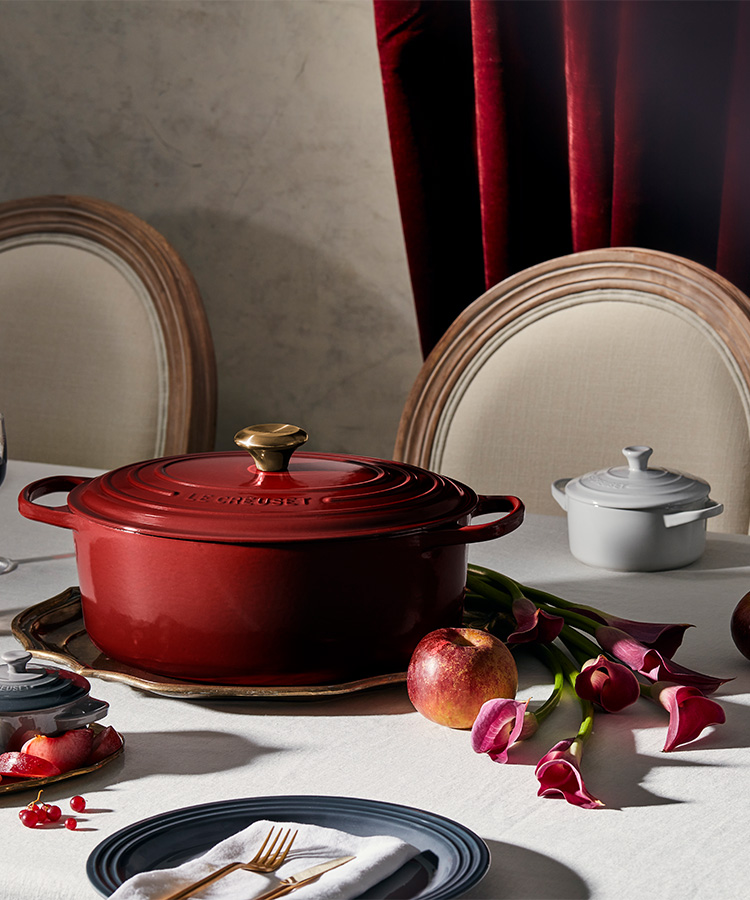 Le Creuset's Newest Stock Pot Collection is Perfect For This