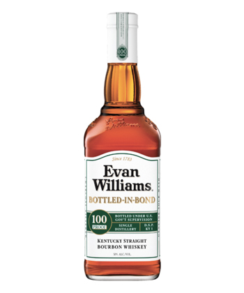 Evan Williams Bottled-in-Bond is one of the best bang for your buck bourbons, according to bartenders.