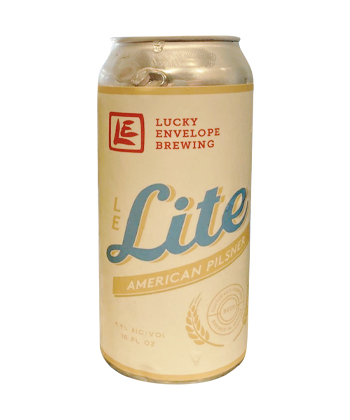 Lucky Envelope L.E. Lite is one of the best craft light beers, according to brewers.