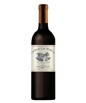 Château les Martins Blaye Côtes de Bordeaux is one of the best bang-for-your-buck Bordeauxs, according to sommeliers. 
