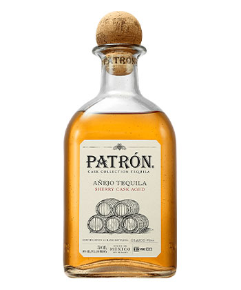 Patrón Añejo Sherry Cask Aged is one of the best tequilas for mixing cocktails, according to bartenders.