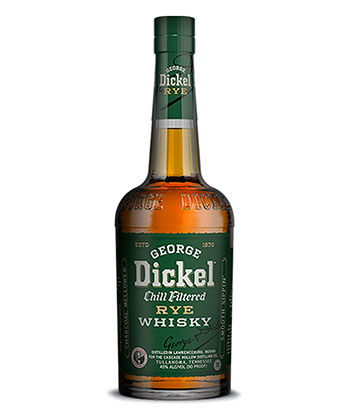 George Dickel's rye whiskey is one of the best whiskies for mixing cocktails, according to bartenders.