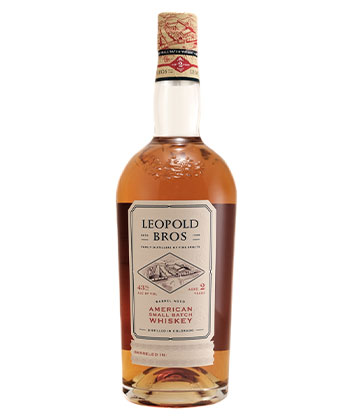 Leopold Brothers American Small Batch Whiskey is one of the best whiskies for mixing cocktails, according to bartenders.