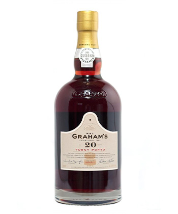 Graham’s 20 Year Old Tawny Port is one of the best wines for Thanksgiving 2022.