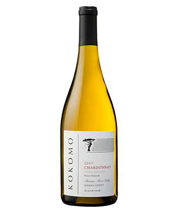 Kokomo Winery Peters Vineyard Chardonnay 2019 is one of the best wines for Thanksgiving 2022.