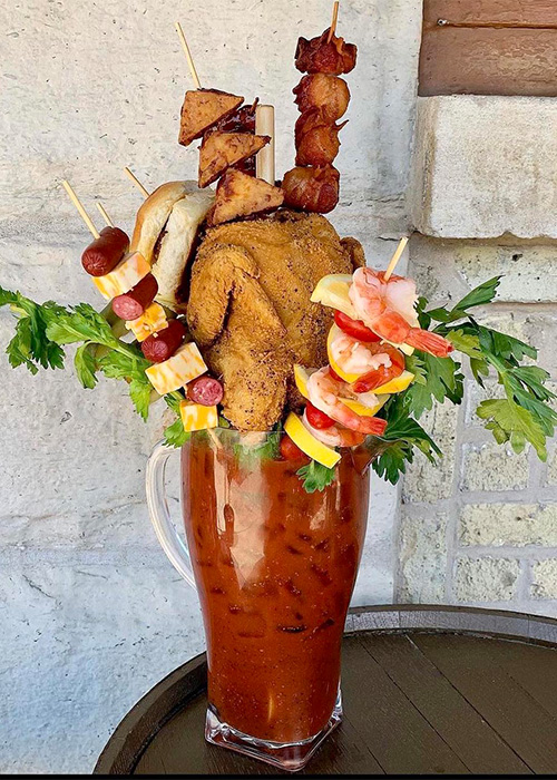 Have over the top Bloody Mary garnishes gone too far?
