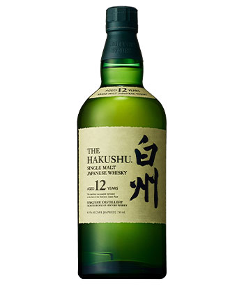 The Hakushu Single Malt Aged 12 Years is one of the best bottles of Japanese Whisky for 2022. 
