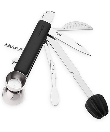 True Brands 10-in-1 Bartending Tool is one of the best gifts for cocktail lovers this holiday season.