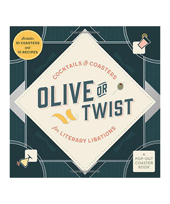 Olive or Twist: Cocktails and Coasters for Literary Libations is one of the best gifts for cocktail lovers this holiday season.