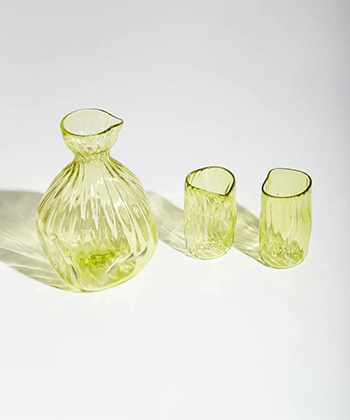 The Iannazzi Glass Design Sake Set is one of the best gifts for wine lovers this Holiday season.