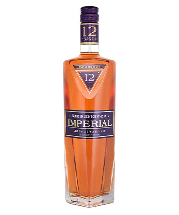 Imperial 12 Year Old Blended Scotch Whisky is one of the best Scotch bottles to gift this holiday season.