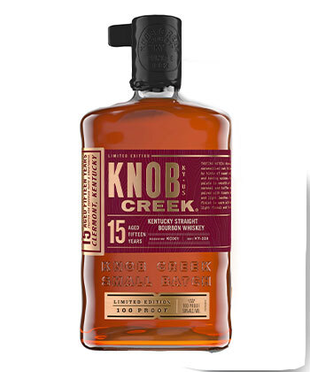 Knob Creek 15 Year Old is one of the best bourbons to gift this holiday season (2022)