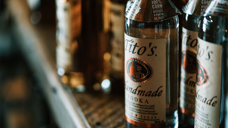 Tito’s Handmade Vodka has been the best-selling overall spirit in America since 2017.