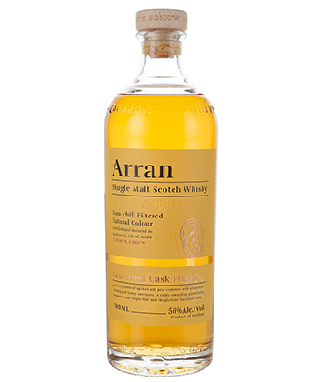 Isle of Arran Distillers Single Malt Sauternes Cask Finish is one of the best spirits of 2022.