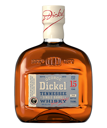 George Dickel Single Barrel Whisky Aged 15 Years is one of the best spirits of 2022.