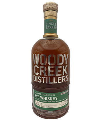 Woody Creek Distillers Colorado Straight Rye Whiskey is one of the best spirits of 2022.