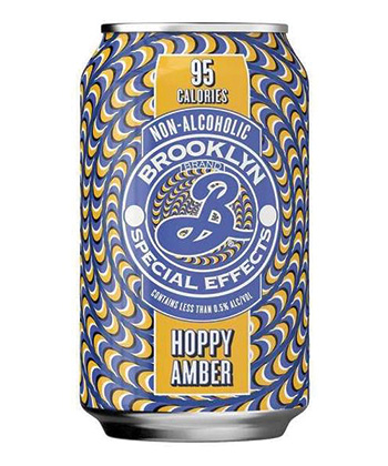 Brooklyn Special Effects Hoppy Amber is one of the best non-alcoholic beers to drink right now.