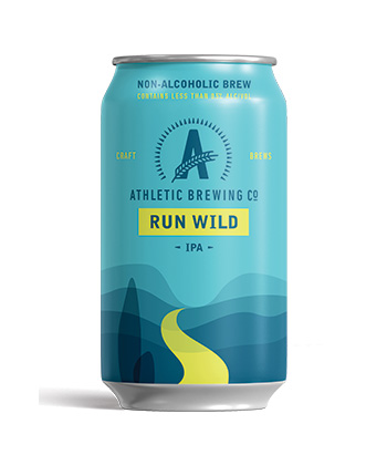 Athletic Brewing Run Wild IPA is one of the best non-alcoholic beers to drink right now.