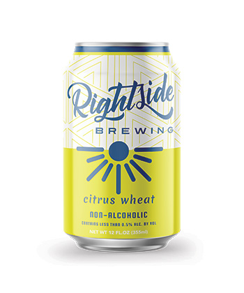 Rightside Brewing Victory Wheat is one of the best non-alcoholic beers to drink right now.