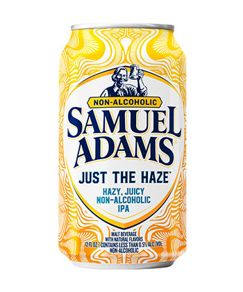 Samuel Adams Just the Haze is one of the best non-alcoholic beers to drink right now.