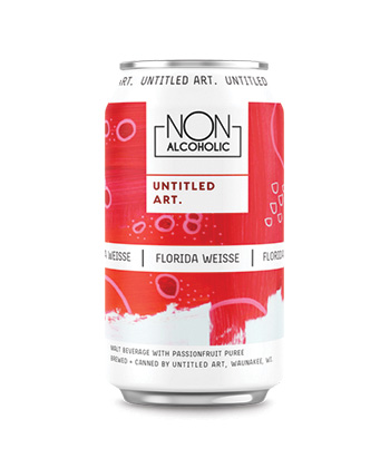 Untitled Art Florida Weisse is one of the best non-alcoholic beers to drink right now.