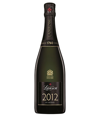 Champagne Lanson ‘Le Vintage’ 2012 is one of the best Champagnes to drink right now (2022). 