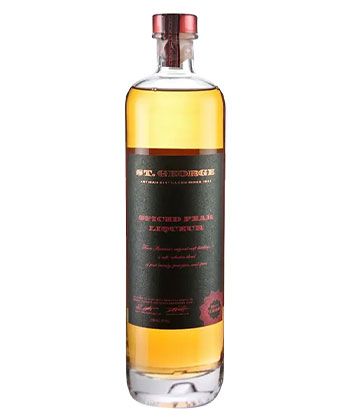 St. George Spirits Spiced Pear Liqueur is one of the best liqueurs for your bar cart (2022).