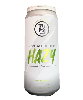 Barrel Brothers Non-Alcoholic Hazy IPA is one of the best non-alcoholic beers to drink right now.