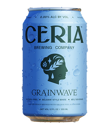 Ceria Brewing Company Grainwave Belgian-Style Wheat Ale is one of the best non-alcoholic beers to drink right now.