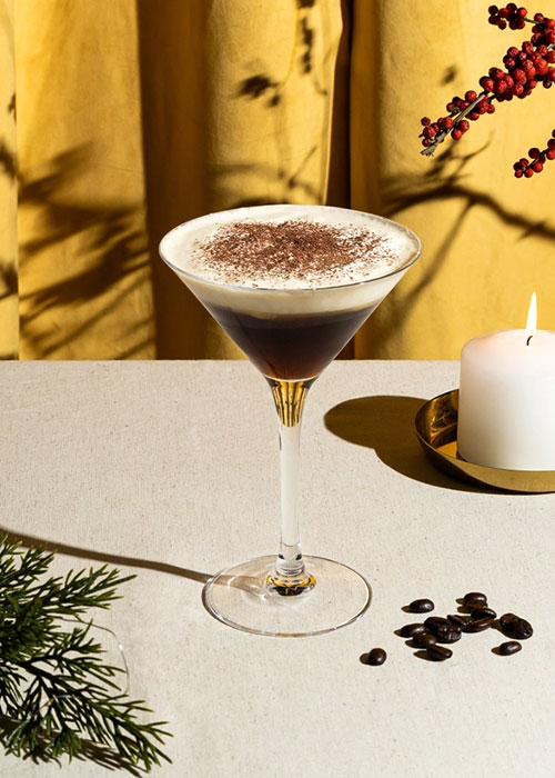 The Tiramisu Tini is one of the best Christmas cocktails to make in 2022.
